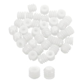 uxcell 200Pcs 0.32"x0.31" Hinge Dowels, Plastic Dowel Insert for Cabinet Door Hinges Furniture Connections, White