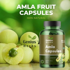 Generic Generic Pub Amla Capsules 500 mg | Indian Gooseberry | Best Antioxidant | Rich in Vitamin C | 90 Capsules Pack of 1