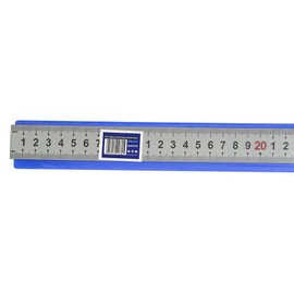 Dapetz ® Large Stainless Steel Ruler Rule Measuring Measure Straight Edge 1 Metre 40" 100cm 1000mm - New Upgraded Version Does NOT Bend - Very Strong - Packed in Postal Tubes