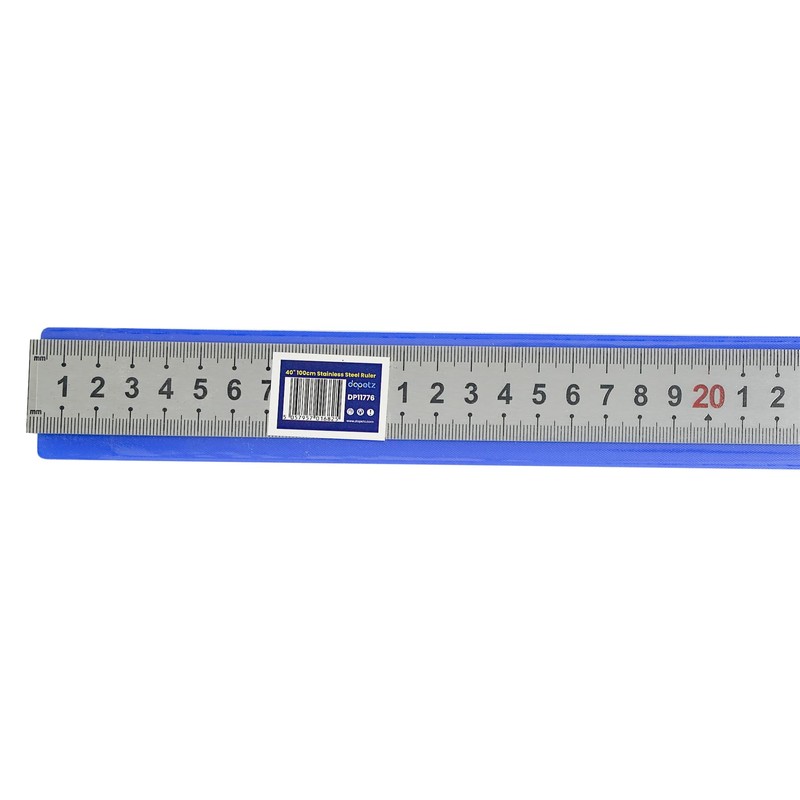 Dapetz ® Large Stainless Steel Ruler Rule Measuring Measure Straight