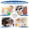 mimzemamz 2 Compartments Bath Toy Storage Organizer Net Bag for