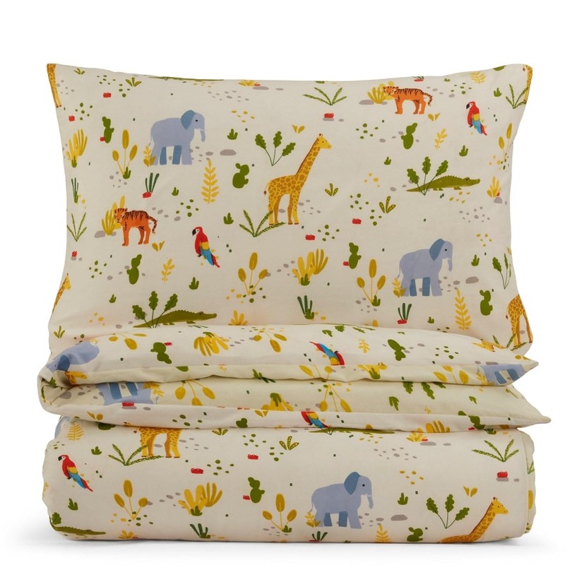 HOMELIFE Safari Animals Duvet Set Multi Single