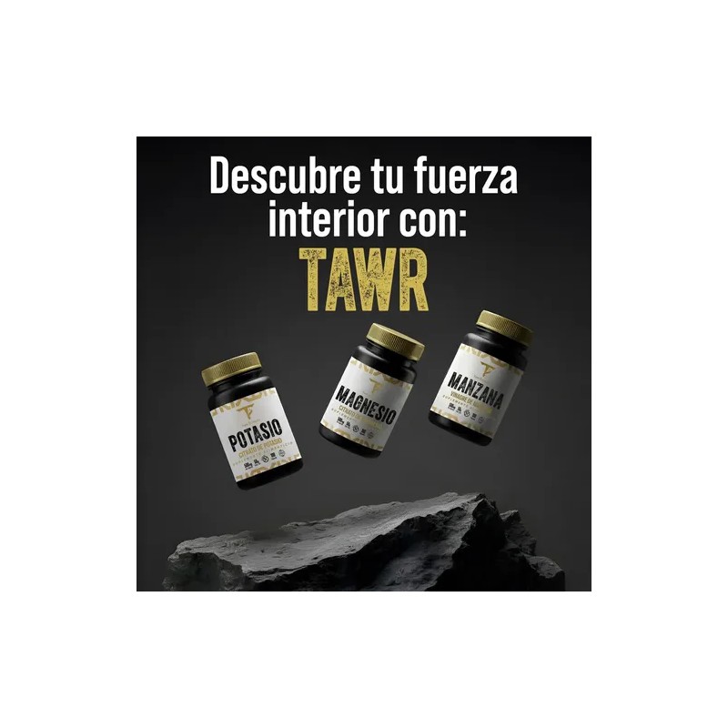 Citrato de Magnesio Tawr Elements para Hombres, Suplemento en Cápsulas