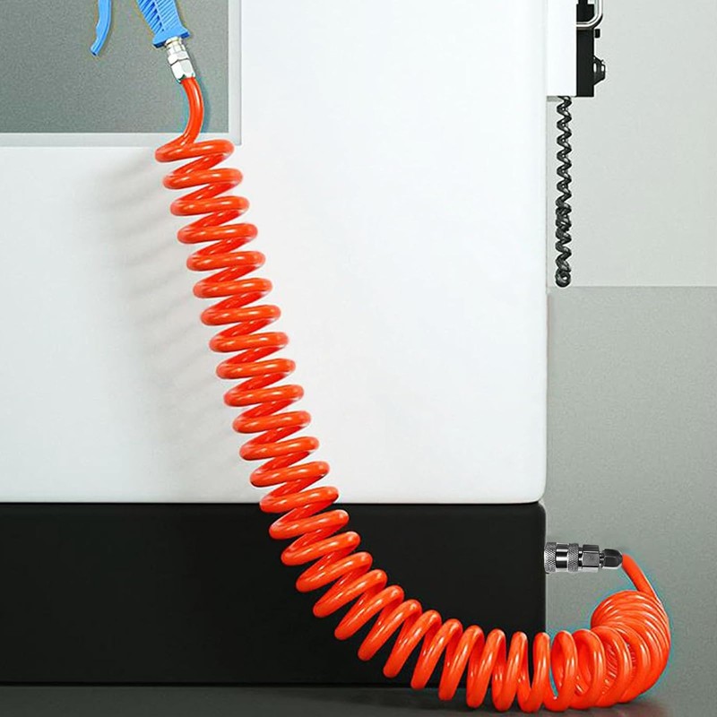 SRJQXH Compressor Hose 6 m, Retractable Air Hose, with 1/4
