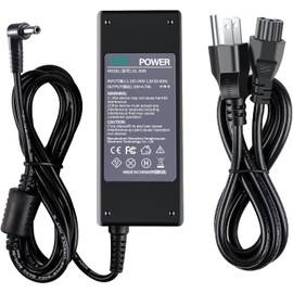 Dtk 19V 4.74A 90W for Asus Toshiba Ac Adapter Laptop Computer Charger Notebook PC Power Cord Supply Source Plug Connector Tip: 5.5 x 2.5mm (Do Not Work with USB C or Square Tip Connectors Size)