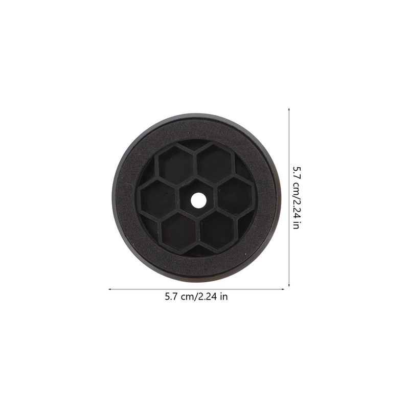 Ciieeo 12pcs 57x13mm Amplifier Foot Pad Anti-Vibration Stand Insulator Speaker