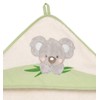 Morgenstern Children's Hooded Towel 100 x 100 cm Koala Green