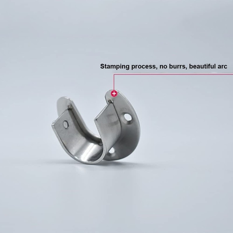 32mm Flange Rod Holder,Closet Rod Holder, U Shaped End Rod