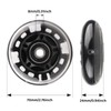 Gladeer Inline Skate Wheels Light Up 85A Indoor Outdoor Replacement