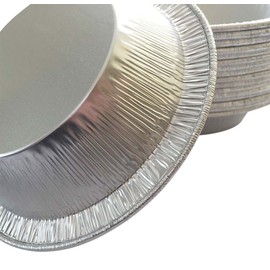 Aluminum Foil Disposable Baking Tart Pans 4-1/4 inches - Pie Tins - Small Pan - Made in USA (Pack of 100)