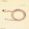 Gourmandies Peanuts Snoopy Lightning Cable Pink SNG-743PK