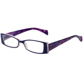 Calabria Victoria Designer Reading Glasses in Purple ; +1.25