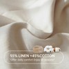 Simple&Opulence 55% Linen 45% Cotton Blend 14 Inch Deep Pocket