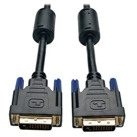 Tripp Lite DVI Dual Link Cable, Digital TMDS Monitor Cable (DVI-D M/M) 10-ft.(P560-010) , Black