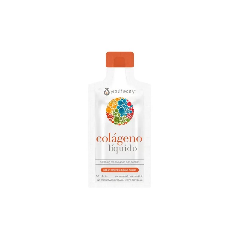Youtheory Colágeno Líquido 5,000 Mg 30 Paquetes Ctcf1