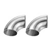 M METERXITY 2-Pack OD 3 Inch 90 Degree Mandrel Bend