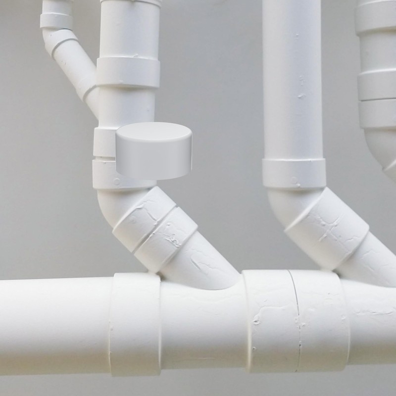 PVC Vent Cap for 2" Schedule 40 Pipe, Stainless Steel