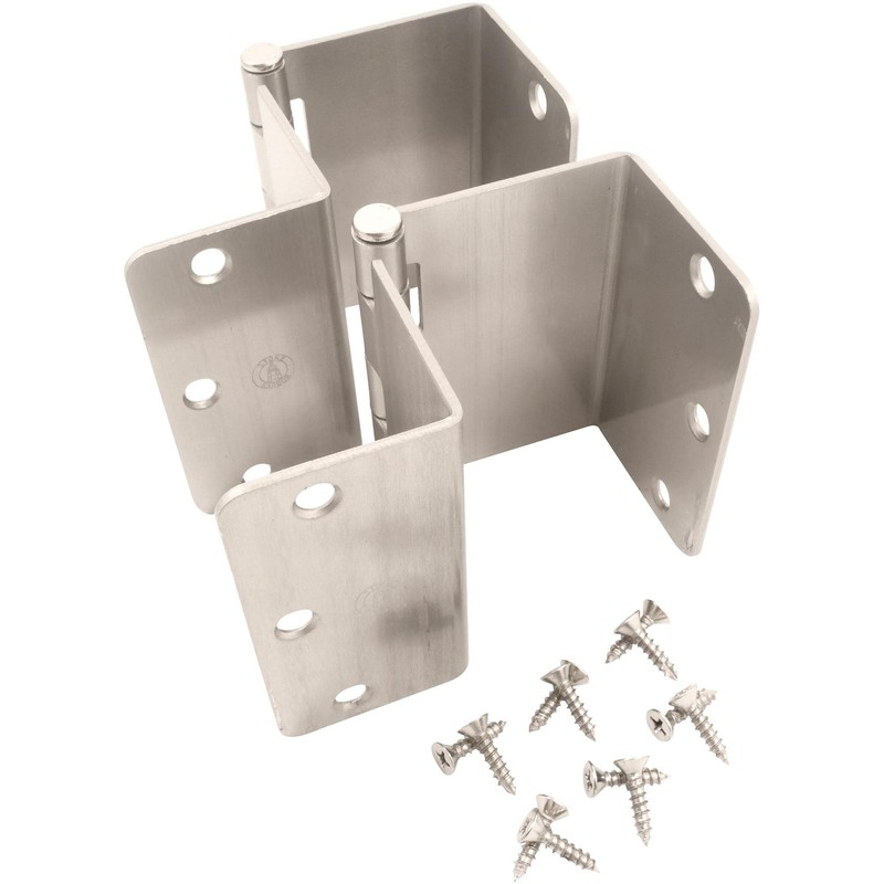 Swing Clear Offset Hinge, 3-1/2 Inches, 1/4" Radius Corner, Fits