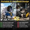 Portable Handheld Welding Machine,120A ARC Welder for 3/32"-1/8" Rods