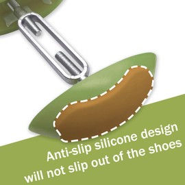 kupnos 1 Pair Mini Shoe Stretchers Women Wide Feet, Non-Slip Adjustable Shoe Widener Expander Shaper for Women Men Width Extender(Green)