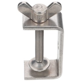 ULTECHNOVO Heavy Duty Stainless C-clamp for Woodworking Jaw Opening Clamping Range Malleable Cast for Assembly and Welding Processing