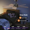 TALOYA 42 Inch Ceiling Fans with Lights Led Remote Control