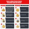 altivox Brake Bleeder Adapter Kit 17PCS, Master Cylinder Brake Bleeder