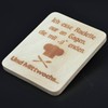 Raclette Coasters with Laser Engraving "I Eat Raclette" Beech Wood