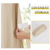 NICETOWN 80 Inches Long Curtain for Open Closet, Pleated Folding