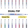 Smart Panda 8 Whiteboard Pens Dual Tip, Broad and Fine