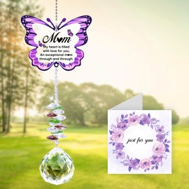 Gifts for Mum, Mum Birthday Gifts from Daughter Son, Mum To Be Gifts Crystal Suncatcher, Presents for Mum, for Mummy,Mother,Stepmum,New Mum,Mother in Law on Her Birthday