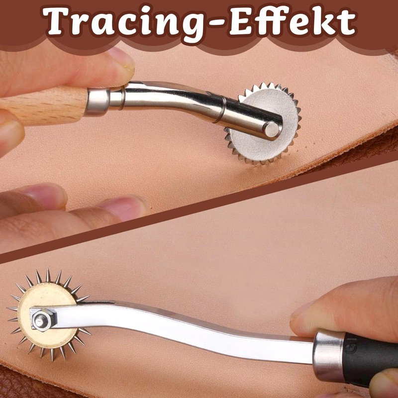 Pack of 2 Tracking Wheel Sewing Tool, Sewing Pattern Wheel