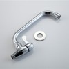 Modern Kitchen Sink Wall Mounted Swivel Spout Cold Tap Single