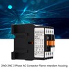 2 Poles AC Contactor 3 Phase 2NO 2NC Electric Contactor