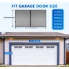 Garage Door Screen for 2 Car 16x8FT, Magnetic Screen Garage