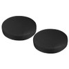 MILISTEN Removable Stool Protector, 2 Pack Bar Stool Cushion PU Leather Stool Covers Round Cushion Removable Non-Slip Replacement Home Supplies 30cm Stretch Stool Cover