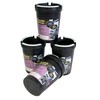 Paquete de 4 cenicero autoextinguible estilo taza, estilo taza, cubeta