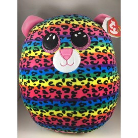 Ty Squish a Boos - DOTTY the Leopard Cushion Pillow (Large Size - 12 Inch) Plush