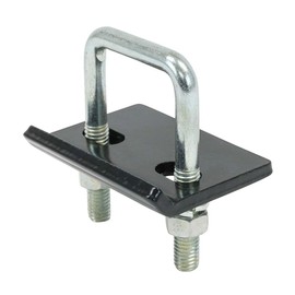 Mytee Products (2 Pack Hitch Tightener U Bolt - Heavy Duty Zinc Plated Anti-Rattle Stabilizer for 1.25" & 2" Hitches, Reduce Movement from Hitch Tray Cargo Carrier Bike Rack Trailer Ball Mount