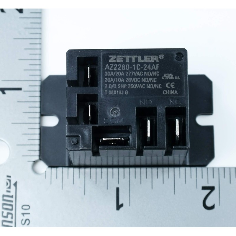 Zettler Mini Power Relay AZ2280-1C-24AF 30A 277VAC 28VDC -Universal 24
