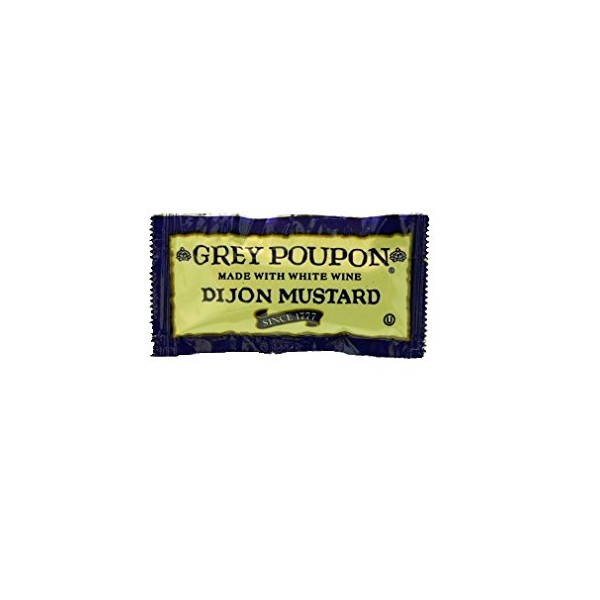 Grey Poupon Dijon Mustard Packets - .25 oz. (Pack of 50)