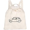 Azeeda 'Mini Car' Canvas Rucksack/Backpack (RK00006232)