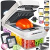 Mueller Original Pro Chopper - Versatile 10-in-1 Vegetable Cutter