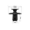 ECSiNG Pack of 30 Bumper Trim Mounting Clips Replacement MU488006