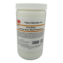Fasco Epoxies Non-Skid Paint Additive - Quart for 5 gallons - COARSE Anti-Slip Particles Fas-Grip