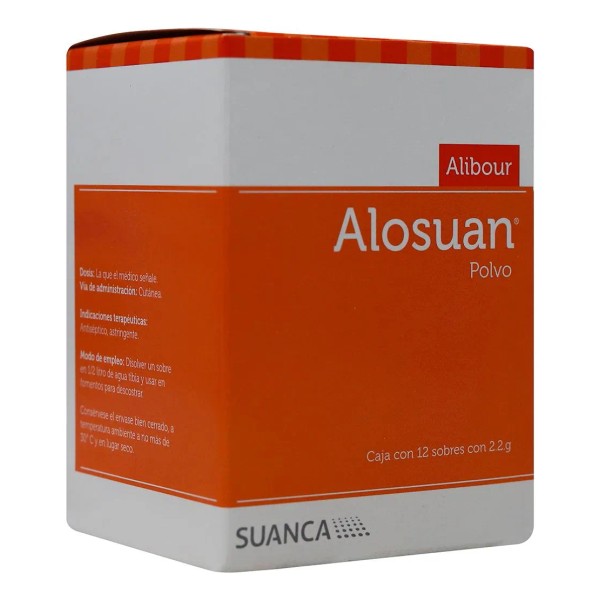 Alosuan Polvo C/12 Sobs. 2.2 G. 17.70-61.95-2.65 G/100 G.
