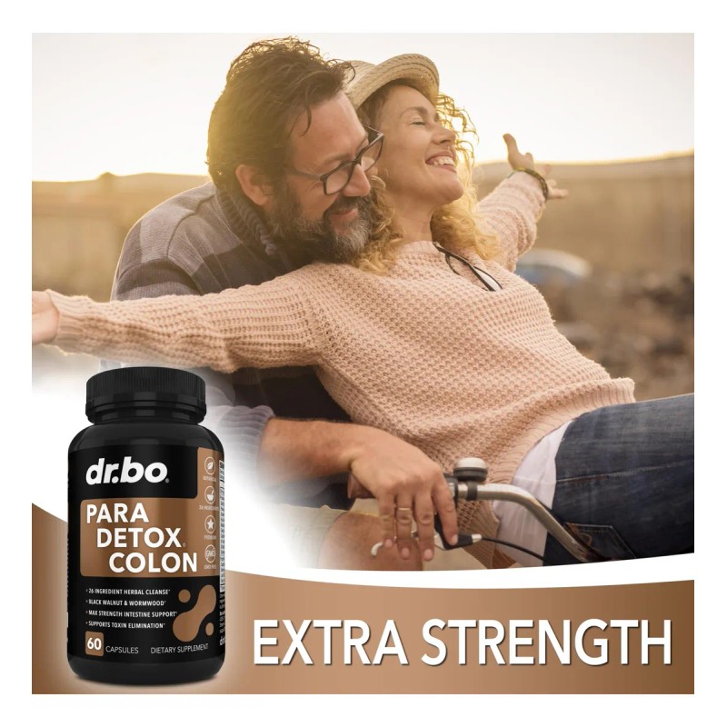 Dr. Bo Pastillas Detox Colon Natural 60 Cápsulas