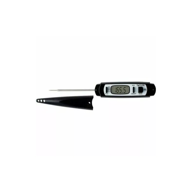 Taylor Waterproof Digital Instant Read Thermometer with Step Down Probe