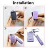 Yuebutor Key Fob Cover Case Compatible with Chevy Silverado 1500