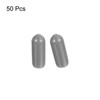 sourcing map 50pcs Rubber End Caps Protective Caps 4.5mm ID